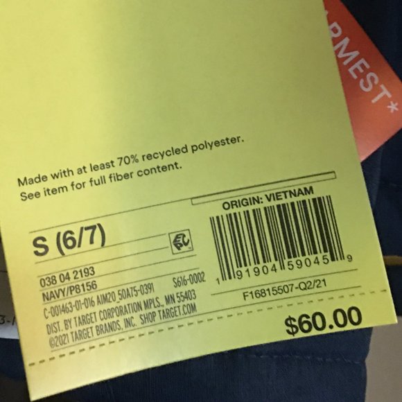 ALL IN MOTION "3 in 1" Boys Jacket  🧥 NEW WITH TAGS!   S(6/7) - Picture 11 of 11